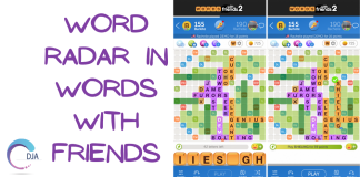 Word Radar in Words with Friends