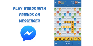 Words with Friends on Messenger